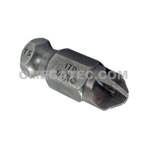 ZEPHYR TS170-1/4R #1/4 Torq-Set Power Drive Bit, ACR, 7/16'' Hex Shank