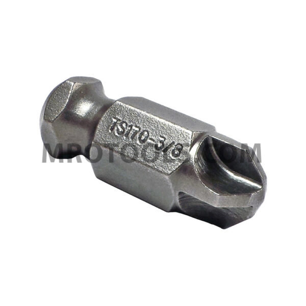 ZEPHYR TS170-3/8 #3/8 Torq-Set Power Drive Bit, 7/16'' Hex Shank