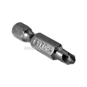 ZEPHYR TS170-4 #4 Torq-Set Power Drive Bit, 1/4'' Hex Shank