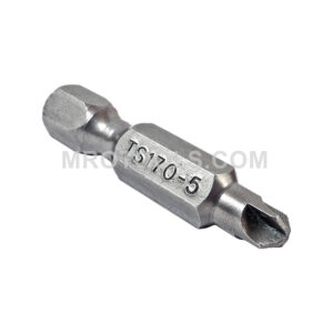 ZEPHYR TS170-5 #5 Torq-Set Power Drive Bit, 1/4'' Hex Shank