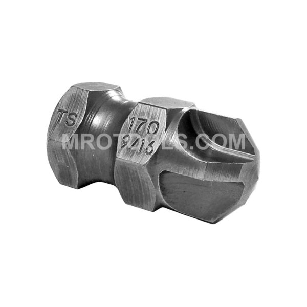 ZEPHYR TS170-9/16 #9/16 Torq-Set Power Drive Bit, 5/8'' Hex Shank