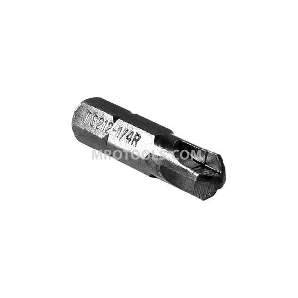 ZEPHYR TS212-1/4R #1/4 Torq-Set ACR Insert Bit, 1/4'' Hex Shank