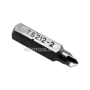 ZEPHYR TS212-2 #2 Torq-Set Insert Bit, 1/4'' Hex Shank