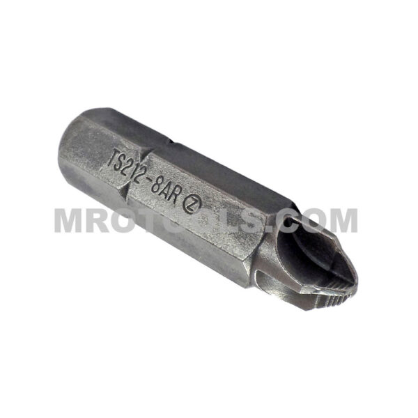 ZEPHYR TS212-8AR #8 Torq-Set ACR Insert Bit, 5/16'' Hex Shank