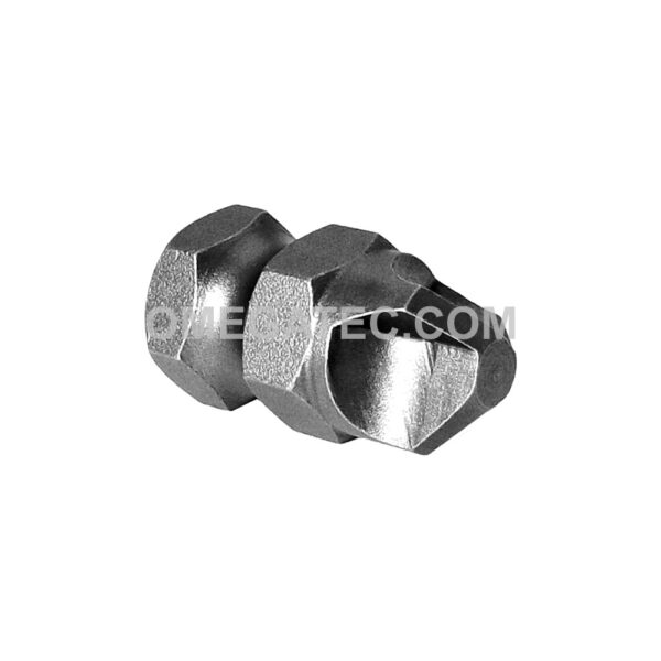 Apex TW-10 #10 Tri-Wing Power Drive Bits, 5/8'' Hex Drive