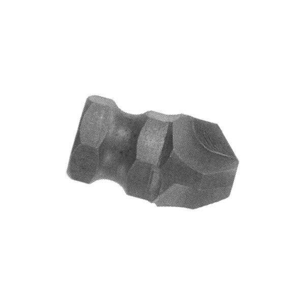 ZEPHYR TW13B #13 Tri-Wing Bullnose Power Drive Bit, 5/8'' Hex Shank