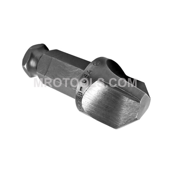 ZEPHYR TW14B #14 Tri-Wing Bullnose Power Drive Bit, 3/4'' Hex Shank