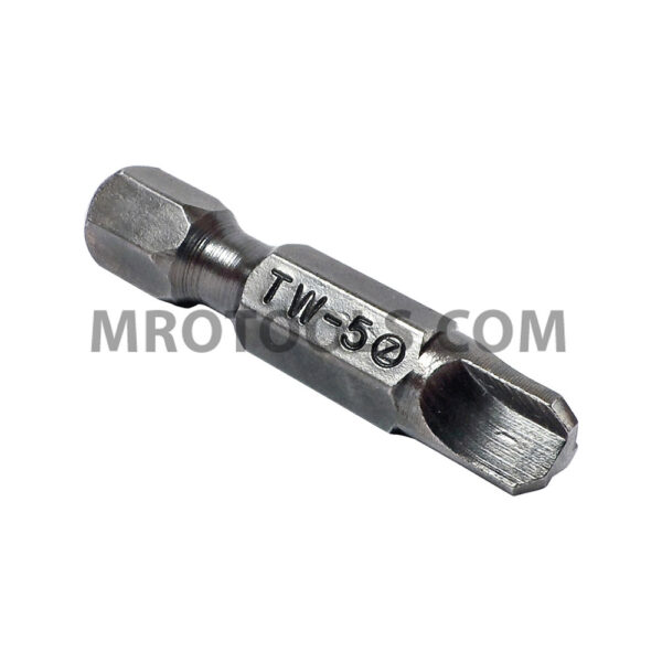 ZEPHYR TW5 #5 Tri-Wing Power Drive Bit, 1/4'' Hex Shank
