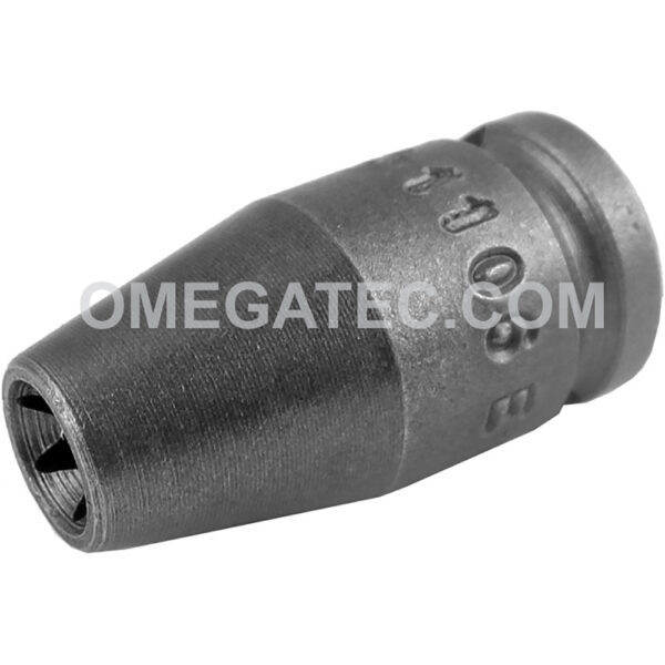 Apex TX-1106 E-6 Standard Torx Impact Socket, For External Screws, 1/4'' Square Drive