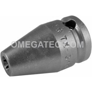 Apex TX-3106 E-6 Standard Torx Impact Socket, For External Torx Screws, 3/8'' Square Drive