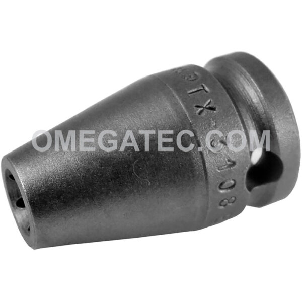 Apex TX-3108 E-8 Standard Torx Impact Socket, For External Torx Screws, 3/8'' Square Drive