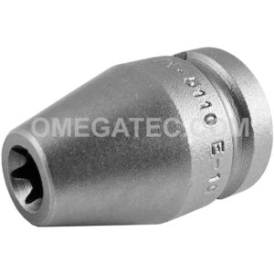 Apex TX-5110 E-10 Standard Torx Impact Socket, For External Screws, 1/2'' Square Drive