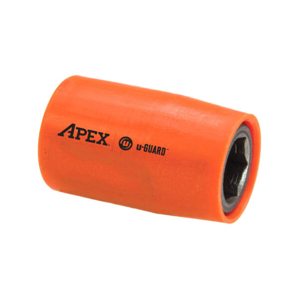 Apex UG-7MME1 Standard 6-Point u-Guard Impact Socket, Metric, 1/4'' Square Drive