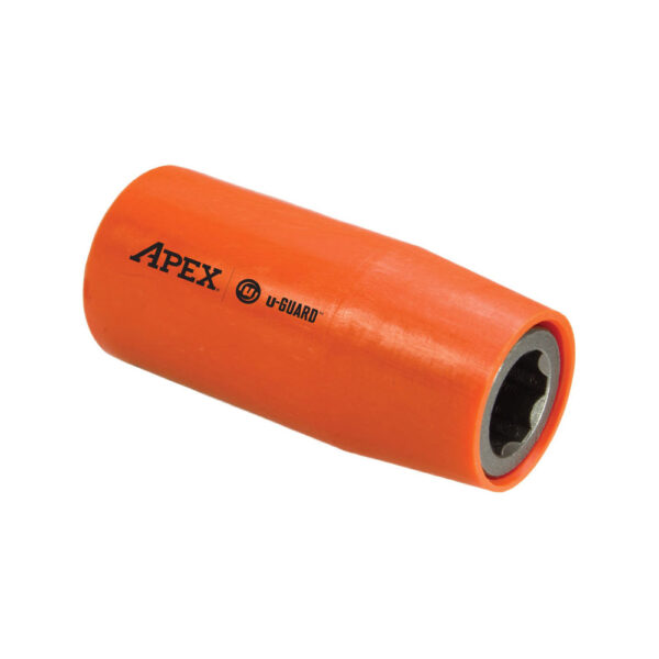 Apex UG-SF-10MM23 Standard 6-Point u-Guard Drive Impact Socket, Metric, 3/8'' Square Drive