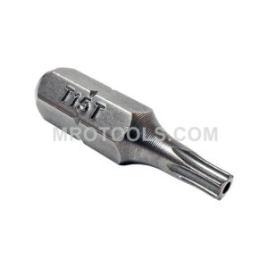 ZEPHYR Z0T15TX T-15 Torx Tamper Resistant Insert Bit, 1/4'' Hex Shank