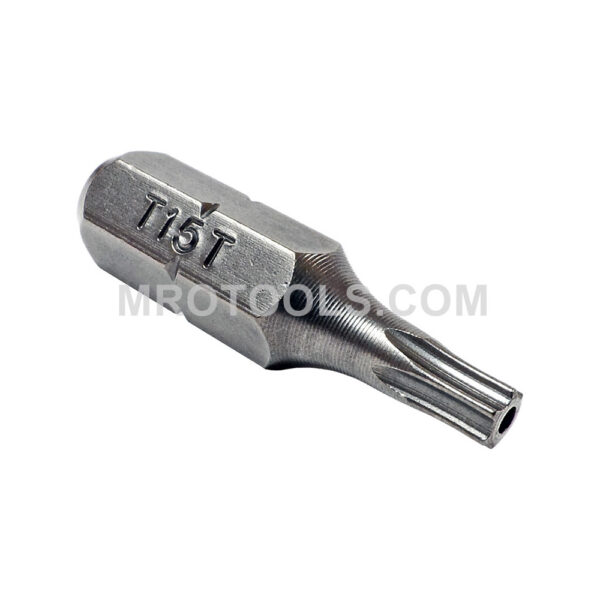 ZEPHYR Z0T15TX T-15 Torx Tamper Resistant Insert Bit, 1/4'' Hex Shank