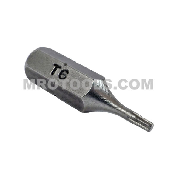 ZEPHYR Z0T6X T-6 Torx Insert Bit, 1/4'' Hex Shank