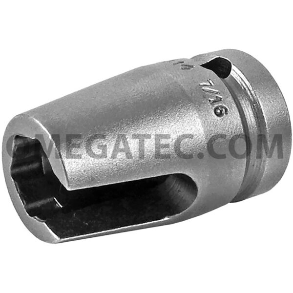 Apex ZE-514 1/2'' Angled Grease Fitting Socket, 7/16'' Hex
