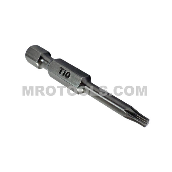 ZEPHYR ZPT10X T-10 Torx Power Drive Bit, 1/4'' Hex Shank